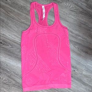 LULU LEMON TANK TOP HOT PINK